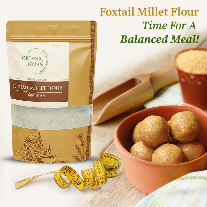 Foxtail Millet Flour balanced meal