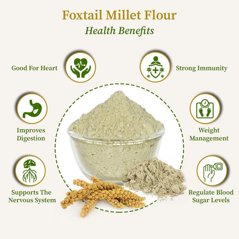 Foxtail millet flour health benefits