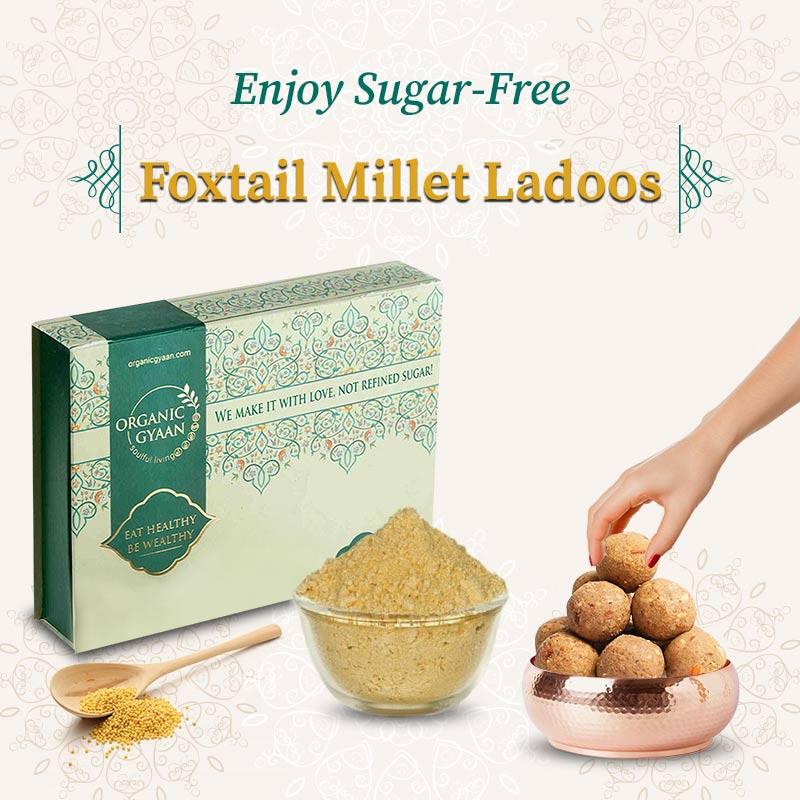 Sugar free foxtail millet ladoo 