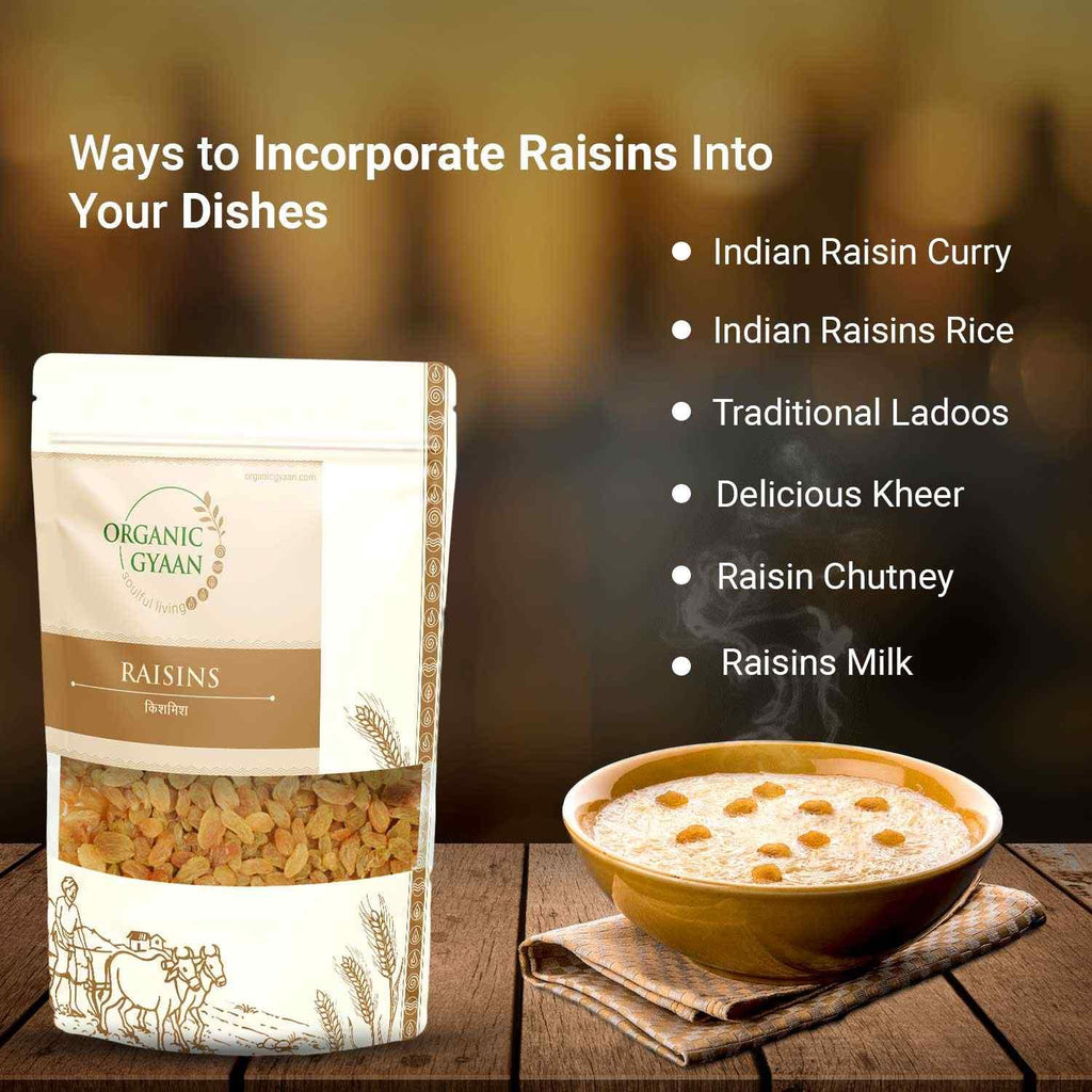 ways to incorporate raisins 