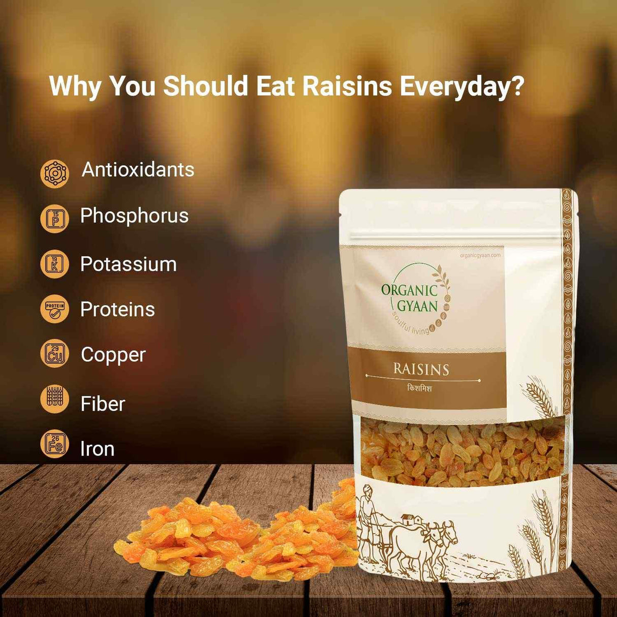 Buy Raisins Online | Premium Golden Raisins at Best Price Organic Gyaan Buy Raisins Online | Premium Golden Raisins at Best Price Organic Gyaan