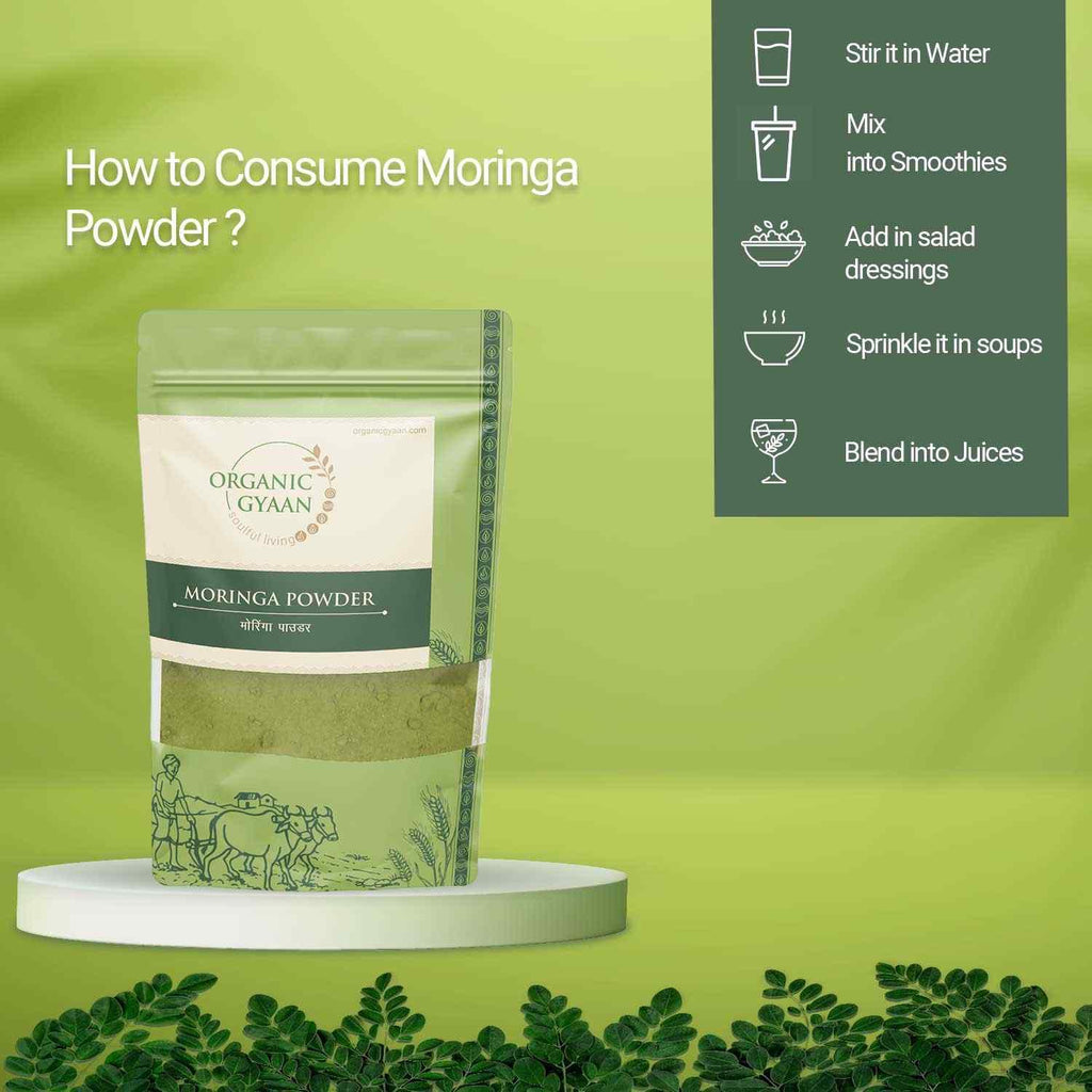 How to consume moringa powder