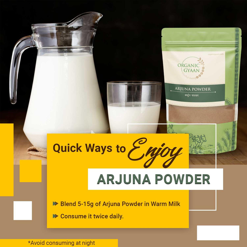Best way to take arjuna powder