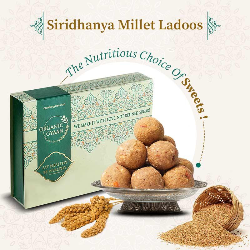Nutritious choice of sweet siridhanya millet ladoo 