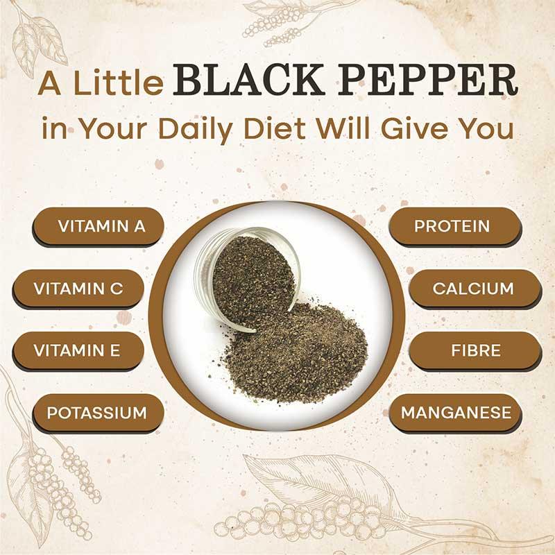 black pepper powder nutritional value