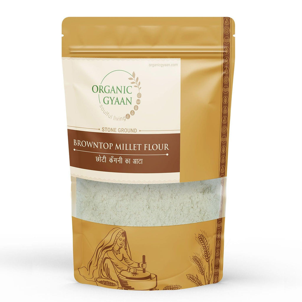 Browntop millet flour