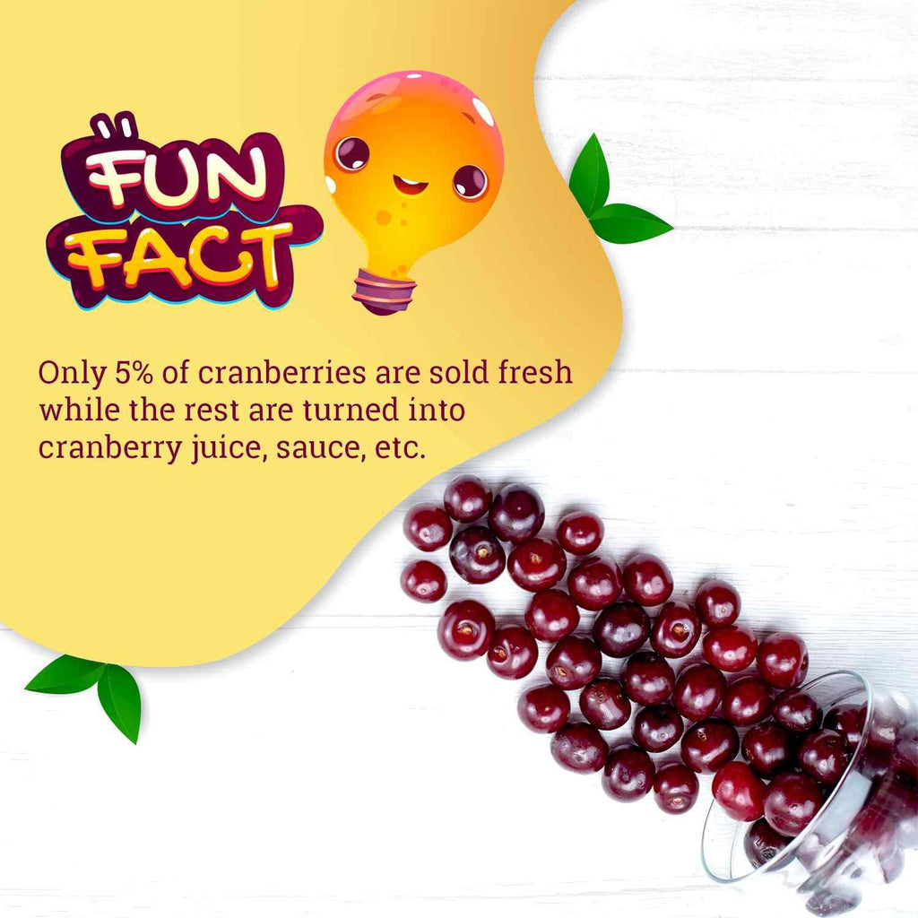 Fact of dried cranberries 