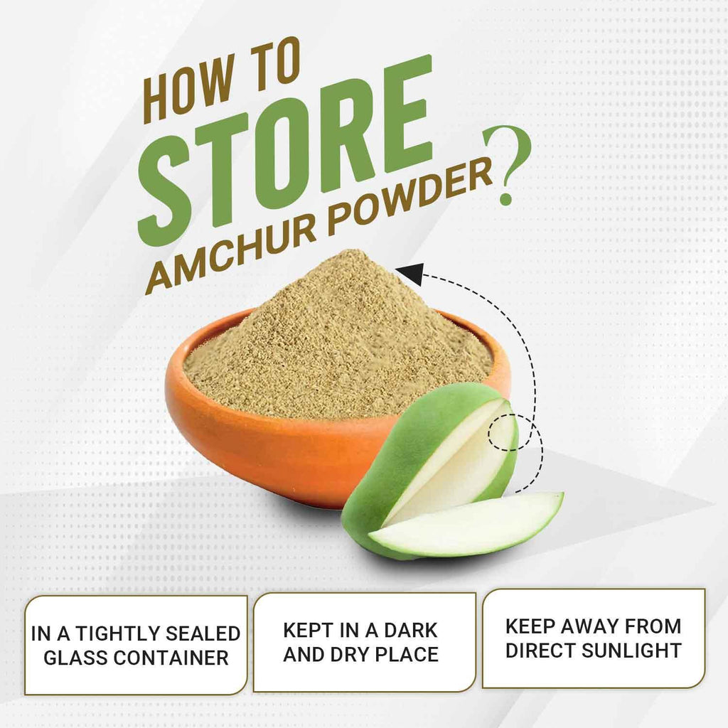 how to store amchur powder