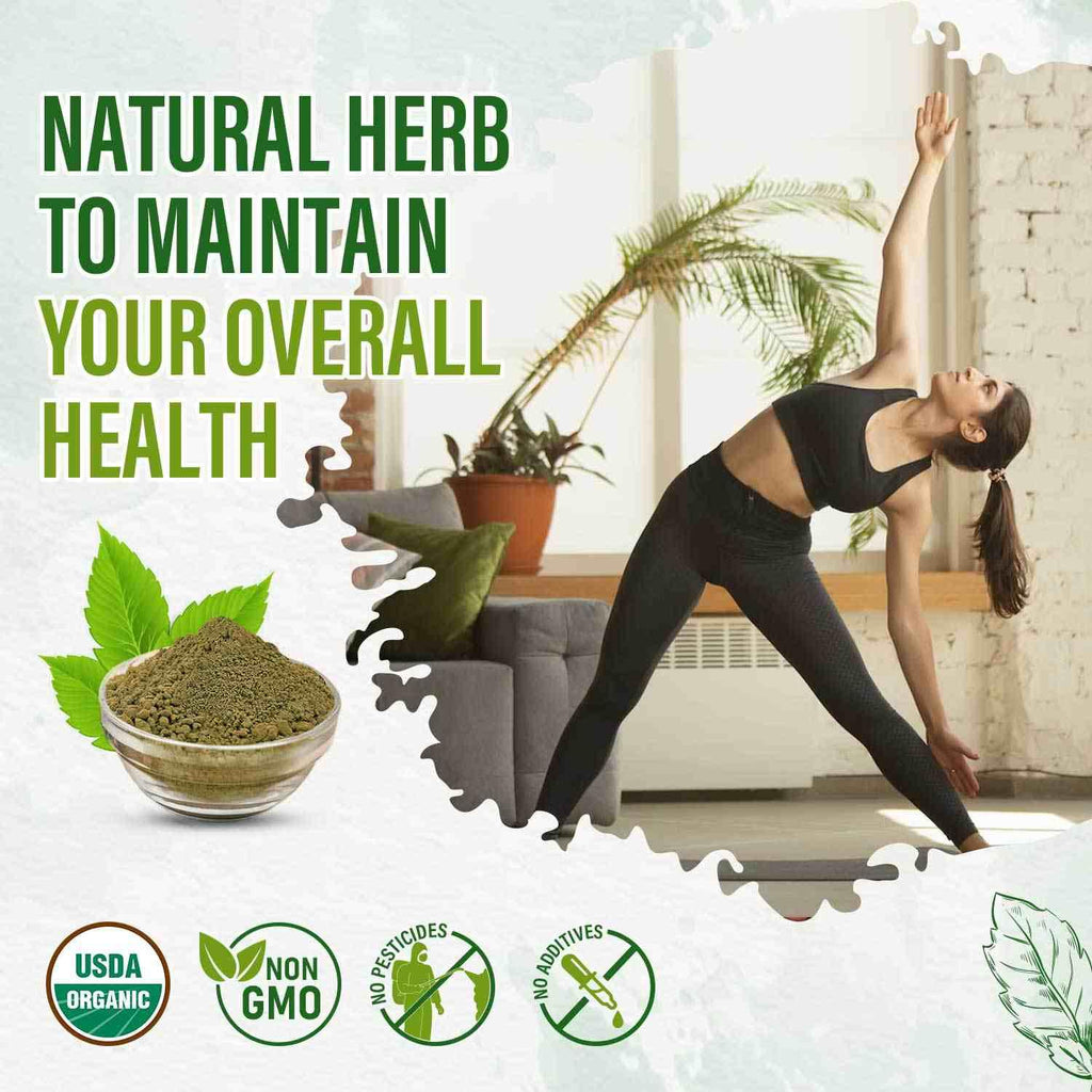Natural herb tulsi powder