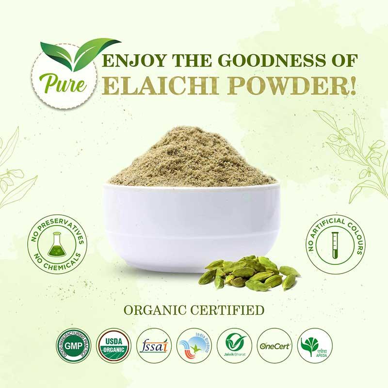 pure organic elaichi powder