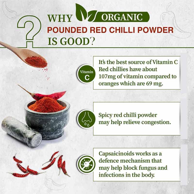Buy Original Red Chilli (Lal Mirch) Powder Online – Organic Gyaan