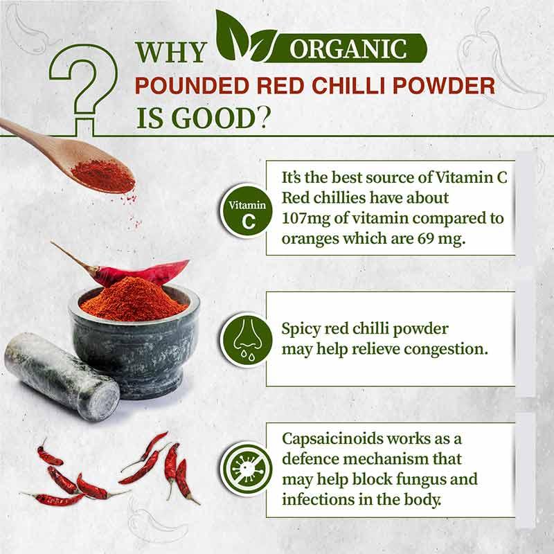 why organic chilli powder is good for health