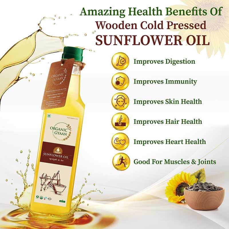 Sunflower oil health benefits