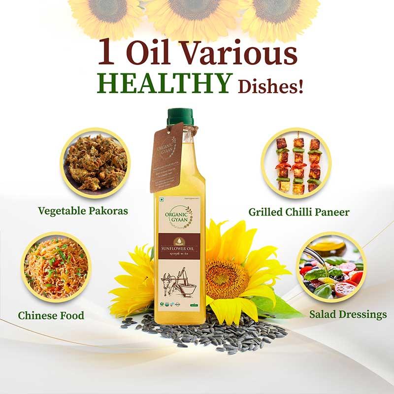 Sunflower oil uses and dishes