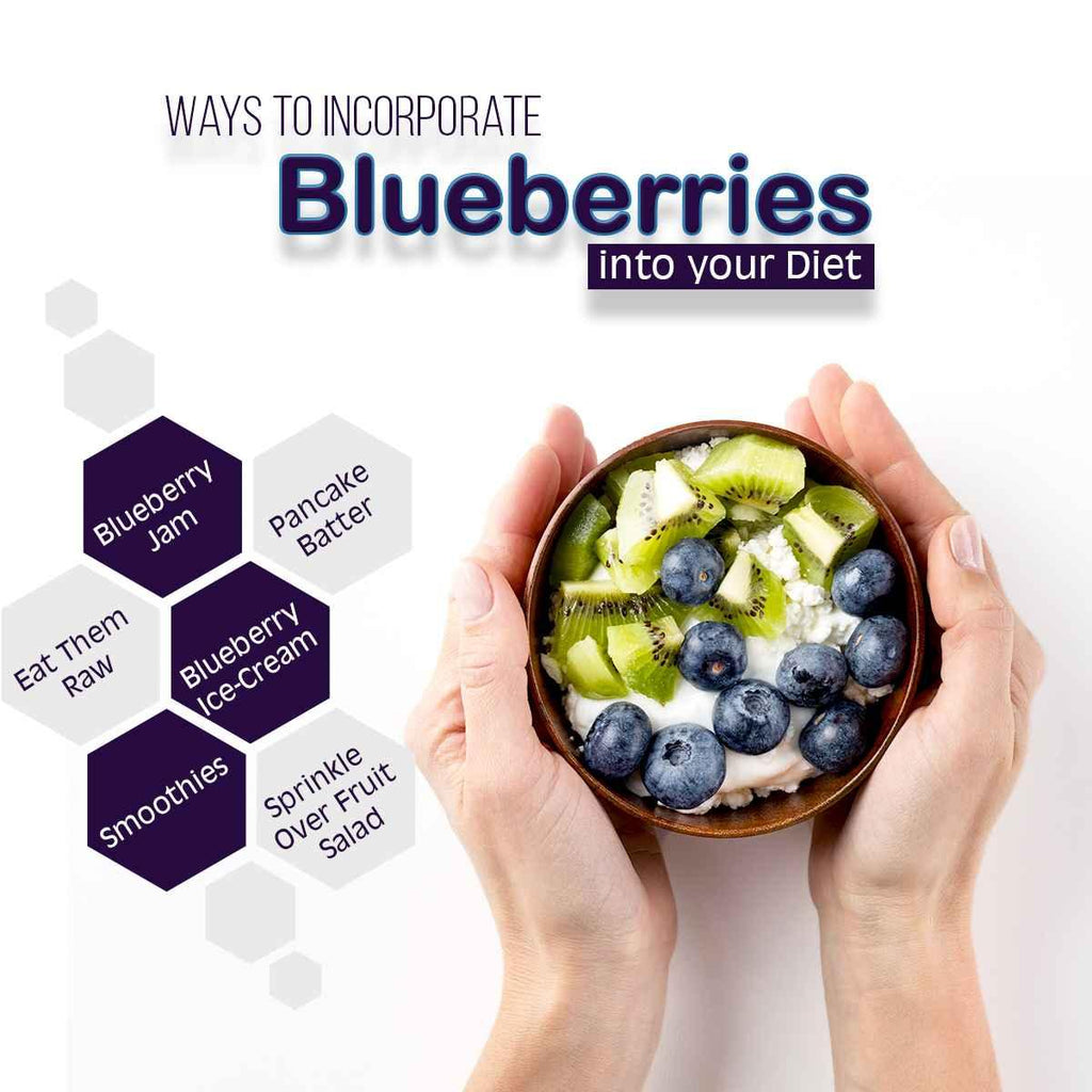 How to add blueberries in diet