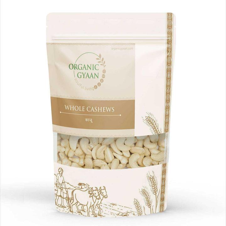 Organic whole cashews